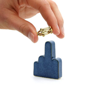 Alternative view of Digit Ringholder - Middle - Nocturno