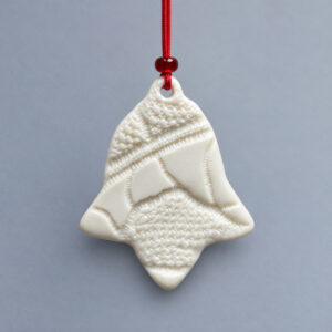 klokke -imprint - grandmas porcelæn ornament