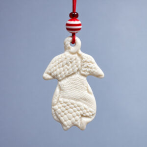 Julemandenskone -imprint - grandmas porcelæn ornament