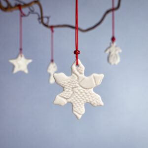 snefnug -imprint - grandmas porcelæn ornament