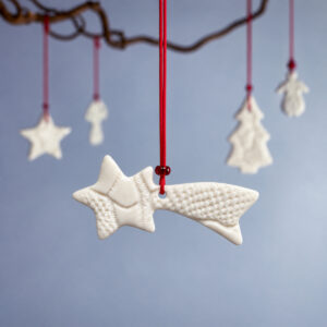 Stjerneskud - imprint - grandmas porcelæn ornament