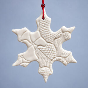 Stor snefnug - imprint - grandmas porcelæn ornament