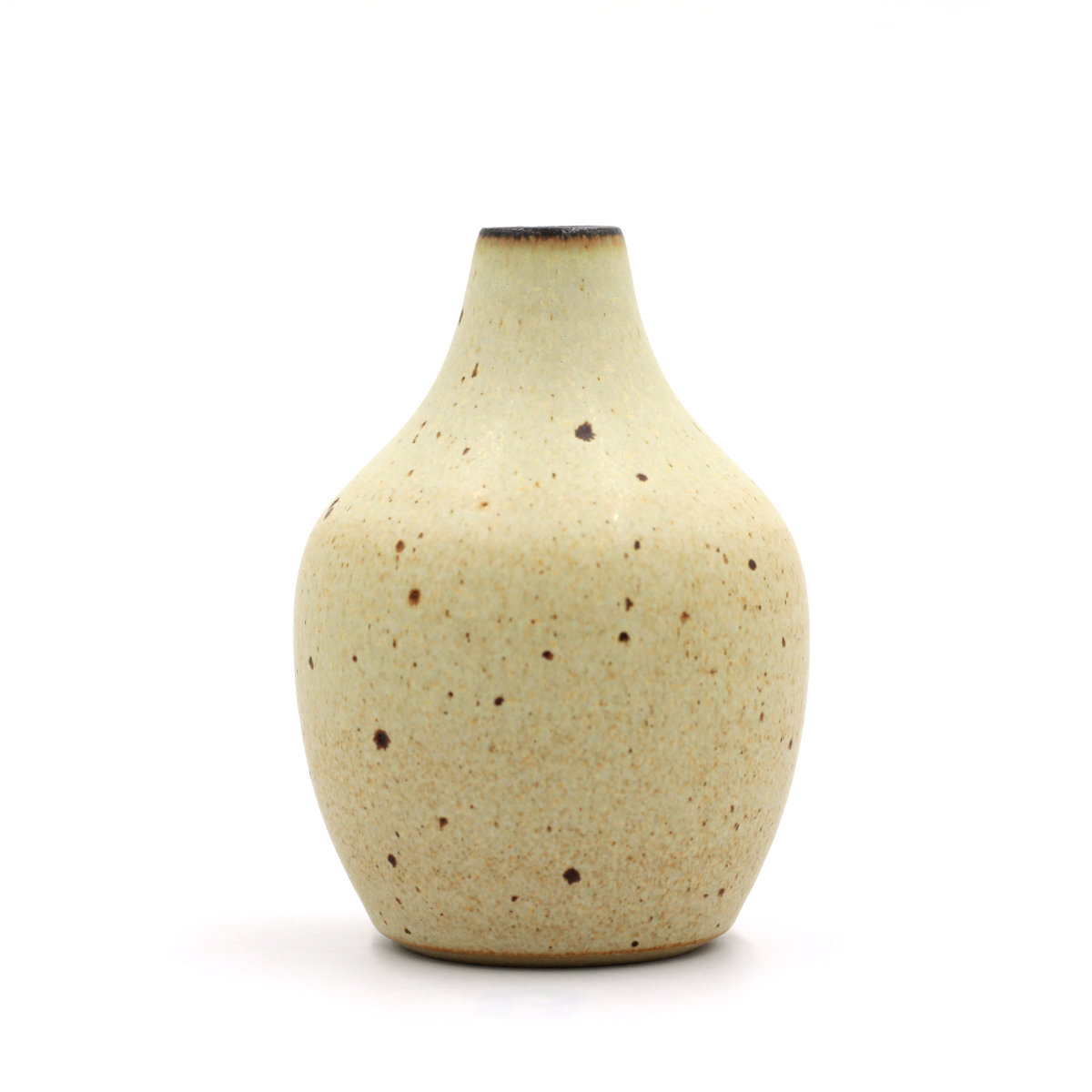 Dark Rim vase med lava 1244 Caramelo