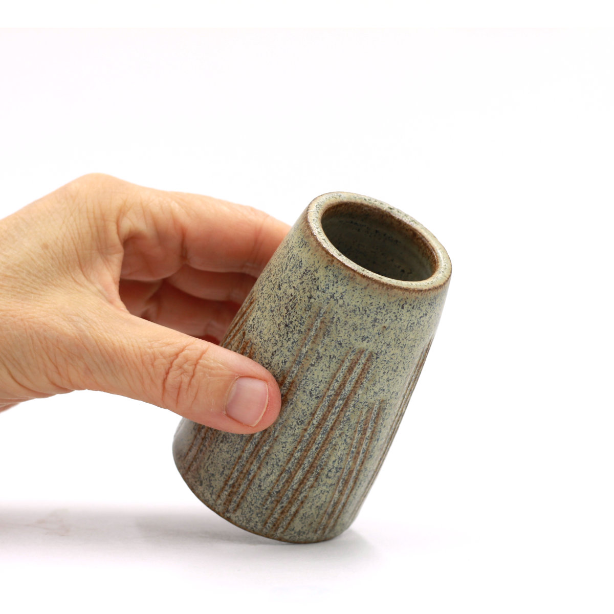 Cava vase 1255 dark mocca